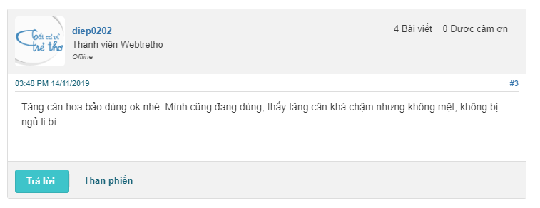 Đ&Aacute;NH GI&Aacute; TĂNG C&Acirc;N HOA BẢO