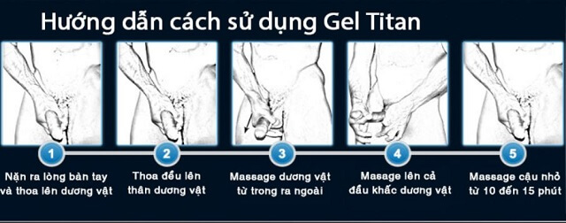 Cách sử dụng Titan Gel
