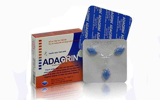 Thuốc Adagrin 50mg 100 mg Giá Bao Nhiêu, Bán Ở Đâu, Của Công Ty Nào