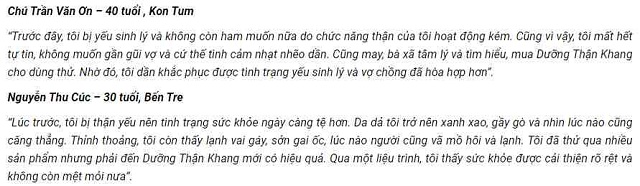 ĐÁNH GIÁ DƯỠNG THẬN KHANG (1)