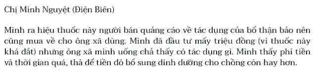 Đ&Aacute;NH GI&Aacute; NAM THẬN BẢO (3)