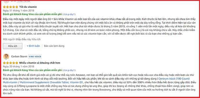 Đ&Aacute;NH GI&Aacute; ONE A DAY MEN (2)