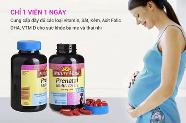 Cách dùng thuốc prenatal multi dha, uống khi nào
