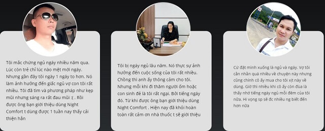Đánh giá Night Comfort