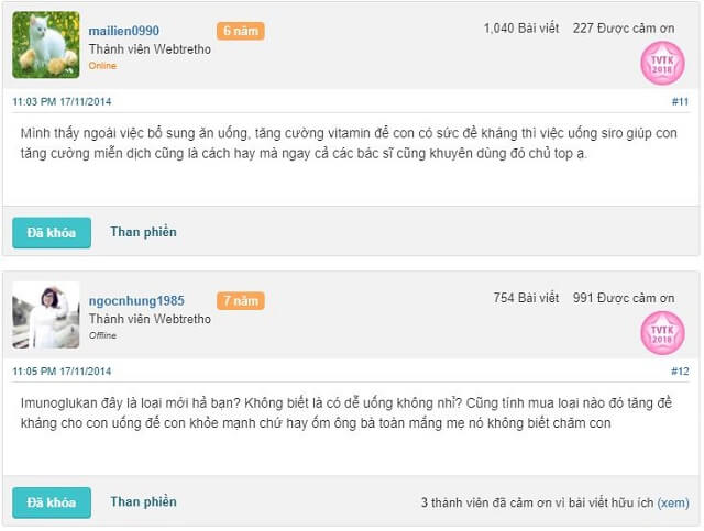 Imunoglukan review webtretho