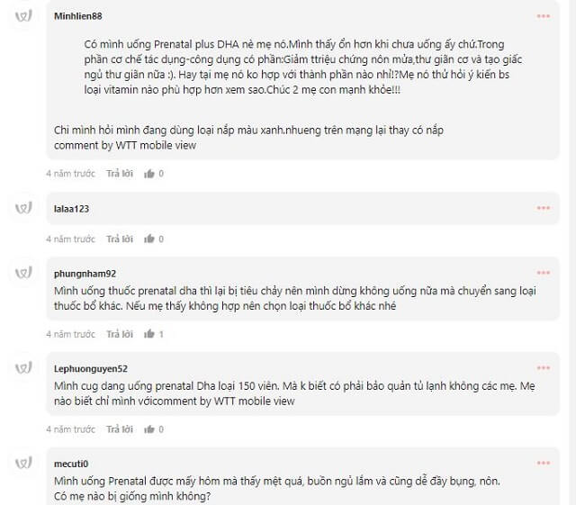 Review thuốc prenatal