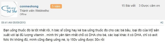 Review thuốc prenatal