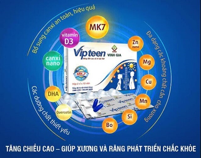 Thuốc tăng chiều cao Vipteen