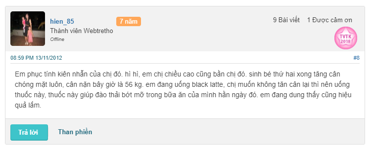 Đ&Aacute;NH GI&Aacute; BLACK LATTE