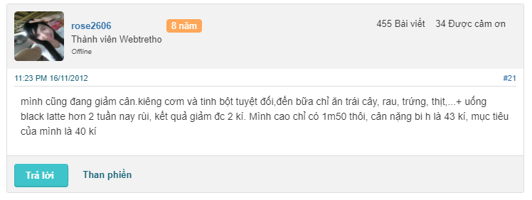 Đ&Aacute;NH GI&Aacute; BLACK LATTE