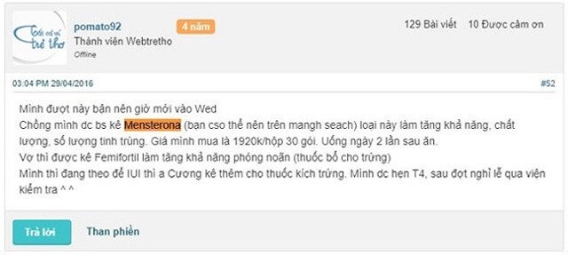 Đ&Aacute;NH GI&Aacute; MENSTERONA (2)