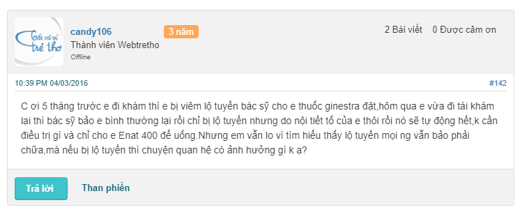 Đ&Aacute;NH GI&Aacute; GINESTRA WEBTRETHO