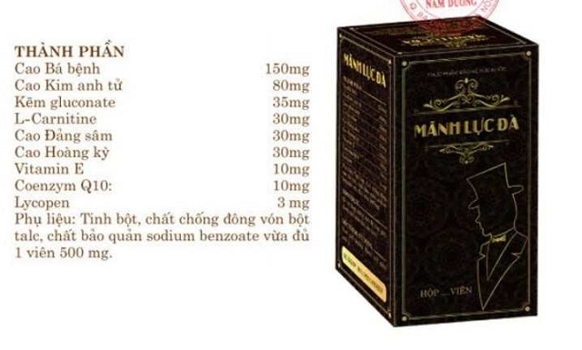 THÀNH PHẦN MÃNH LỰC ĐÀ