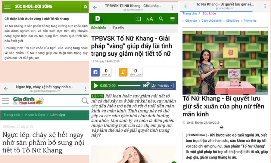 TỐ NỮ KHANG C&Oacute; TỐT KH&Ocirc;NG