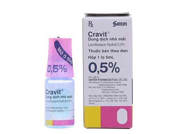 THUỐC NHỎ MẮT CRAVIT