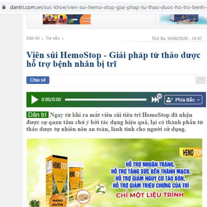 ĐÁNH GIÁ HEMOSTOP