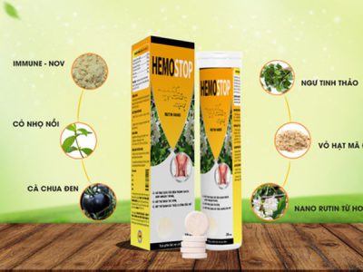 REVIEW Viên Sủi Hemostop: Cách Dùng, Giá Bán 2020, Mua Ở Đâu Chính hãng